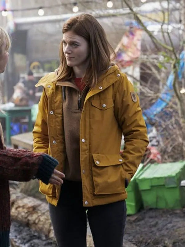 Rose Leslie Yellow Jacket
