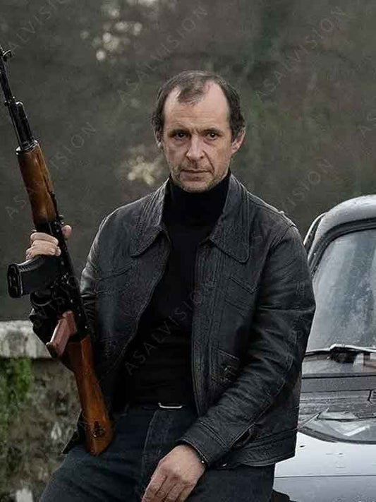 Roses War 2024 Dominic Black Leather Jacket