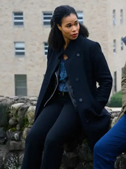 Roxy Sternberg TV Series FBI Most Wanted Sheryll Barnes Black Coat
