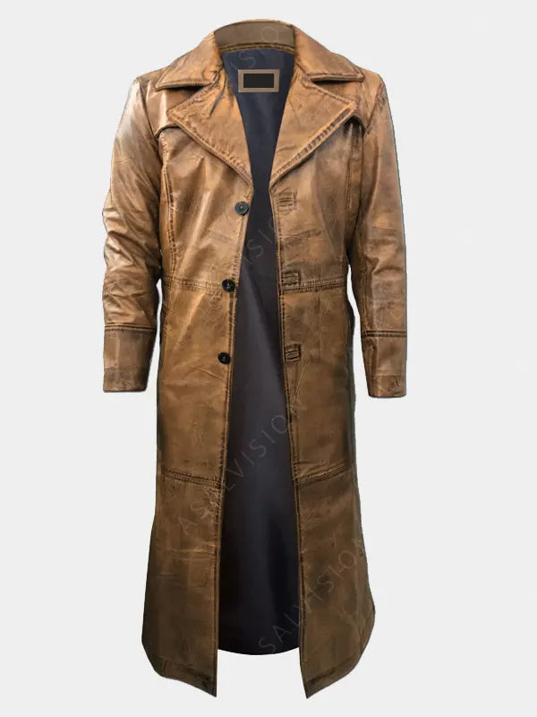 Russell Distressed Trench Coat