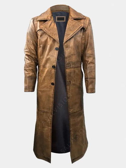 Russell Distressed Trench Coat