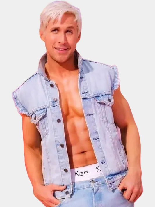 Ryan Gosling Barbie 2023 Denim Vest