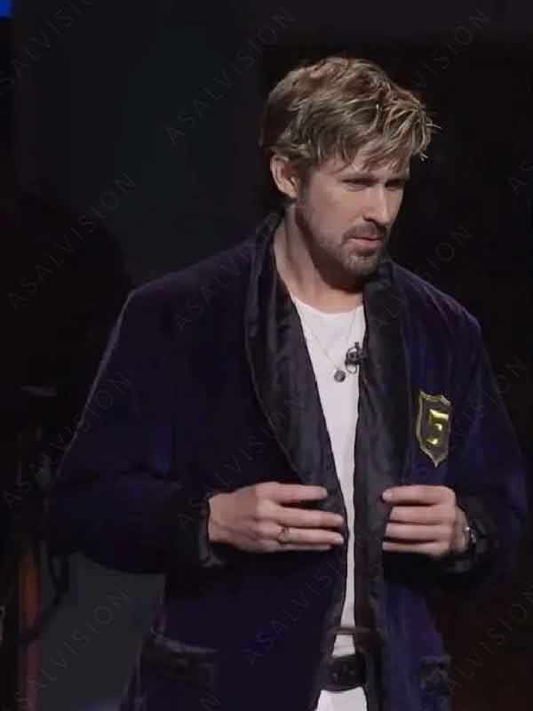 Ryan Gosling Saturday Night Live SNL Five Timers Club Purple Velvet Jacket