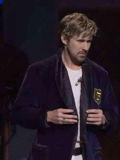 Ryan Gosling Saturday Night Live SNL Five Timers Club Purple Velvet Jacket