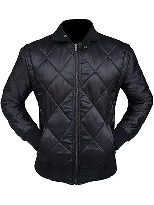 Ryan Gosling Scorpion Bomber Quilted Jacket