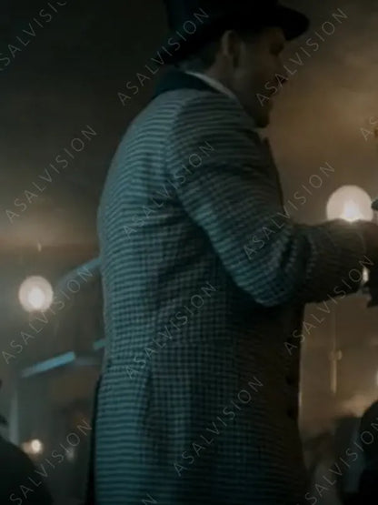 Ryan Reynolds Spirited 2022 Clint Briggs Printed Coat