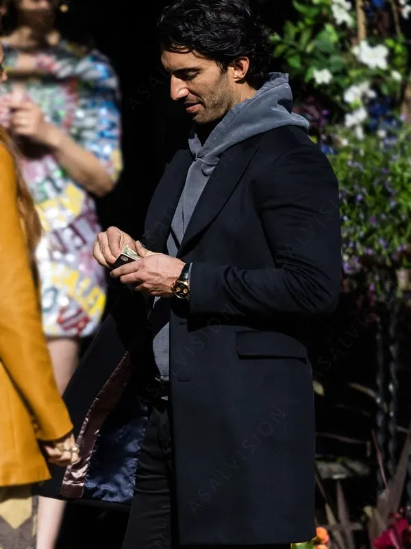 Ryle Kincaid It Ends with Us Black Trench Coat
