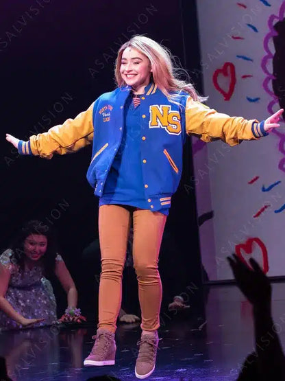 Sabrina Carpenter Mean Girls On Broadway Letterman Jacket
