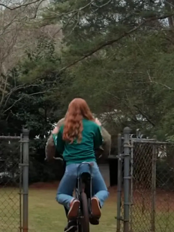 Sadie Sink Green Jacket