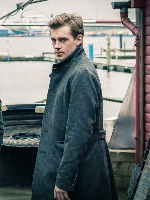 Sakari Nurmi DeadWind Lauri Tilkanen Grey Mid-Length Coat