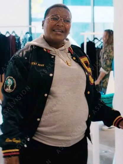 Sam Jay Mo Letterman Varsity Satin Jacket