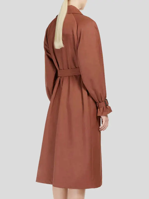 Sam Thompson TV Series Rules of the Game Maxine Peake Trench Brown Coat