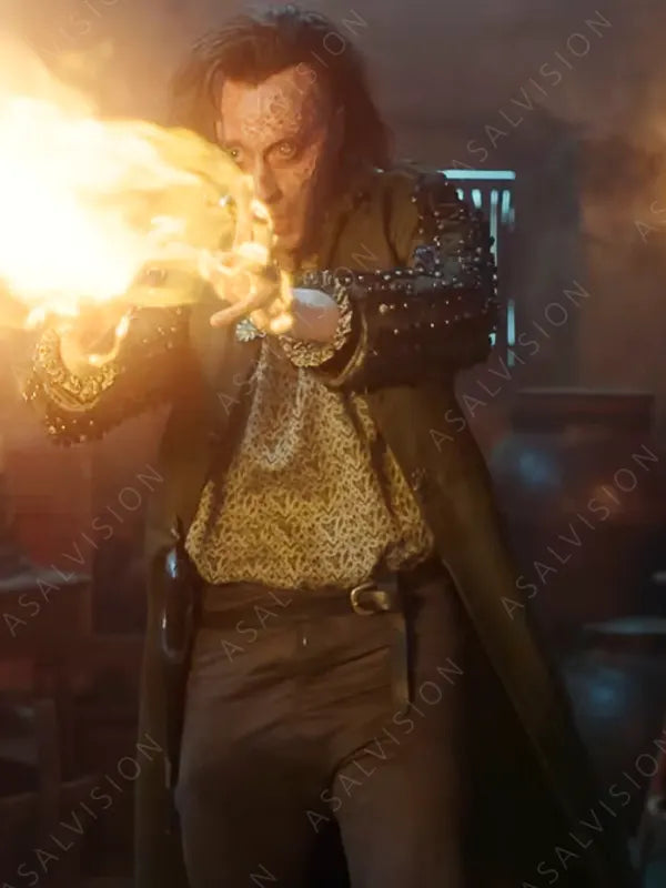 Sam Wolf Leather Trench Coat