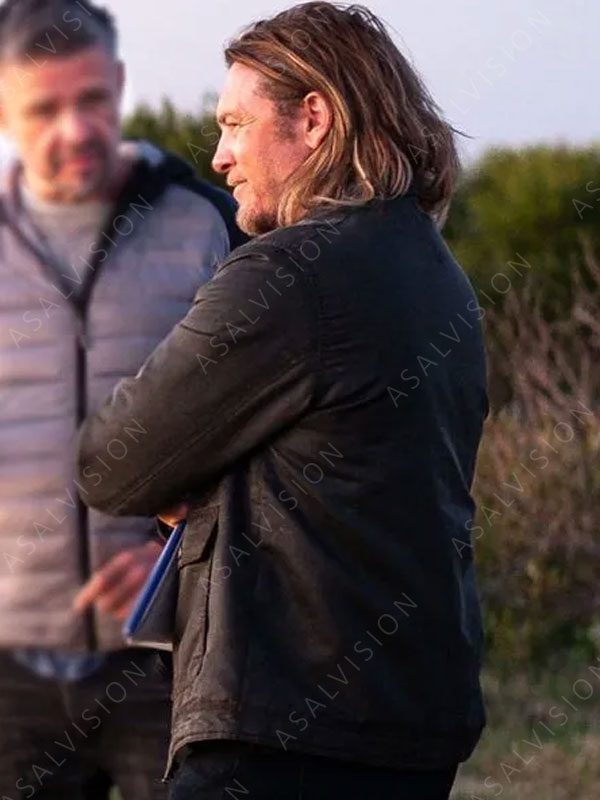 Sam Worthington Transfusion 2023 Ryan Logan Black Jacket