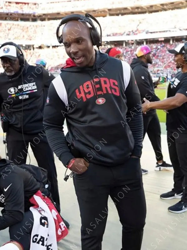 San Francisco SF 49ers DeMeco Ryans Black Hoodie