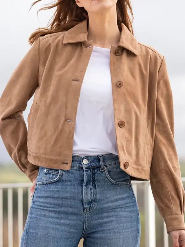 Sand Leather Jacket