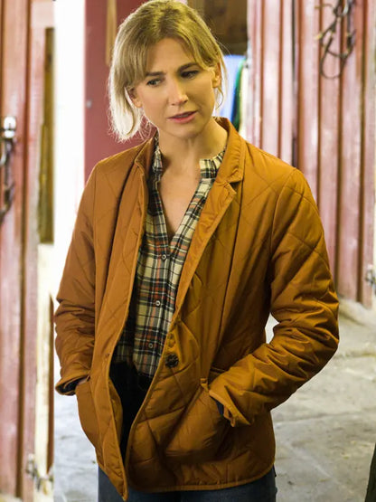 Sarah Allen TV Series FBI Most Wanted Jen Landon Brown Jacket