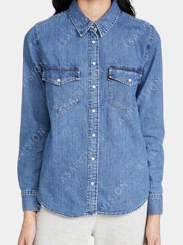 Sarah Gunning Midnight Mass Denim Jacket