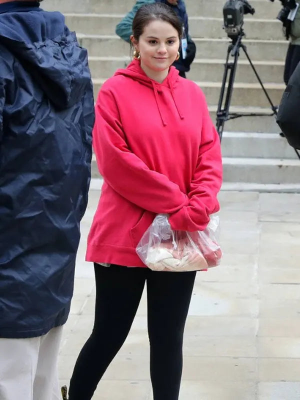 Selena Gomez Only Murders in the Building Mabel Mora Pink Hoodie