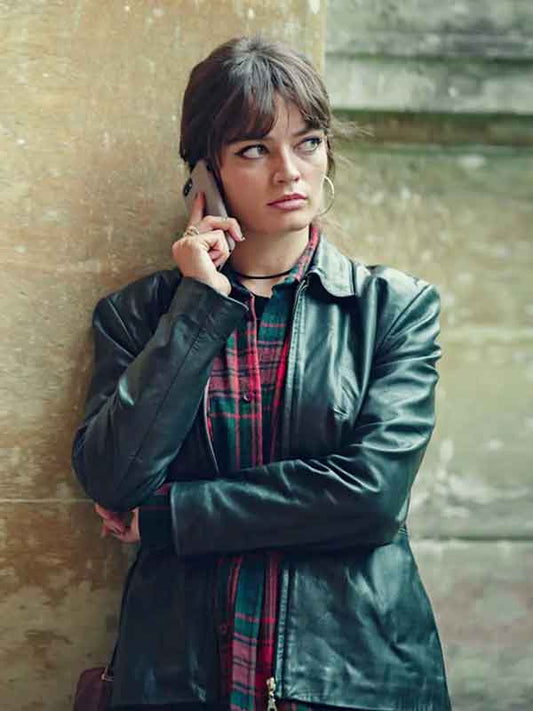 Sex Education Season 4 Maeve Wiley Leather Jacket