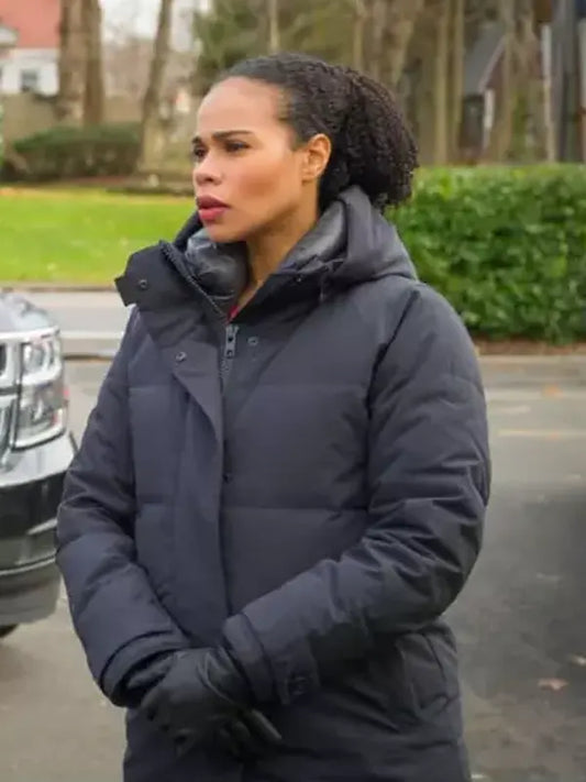 Sheryll Barnes FBI Most Wanted Black Puffer Coat