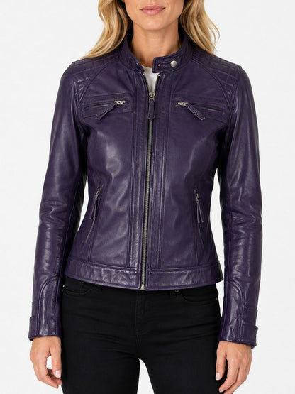 Shop leather jacket in USA for women
