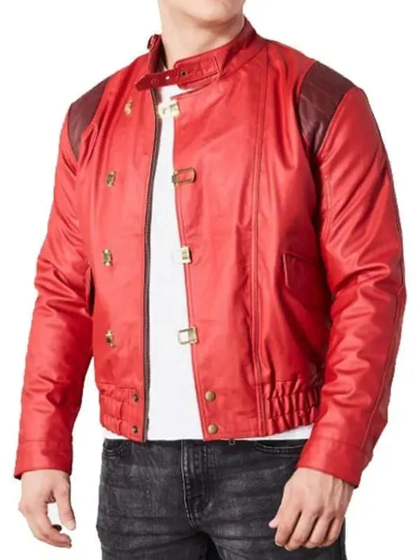 Shotaro Kaneda Akira Good For Health Bad For Education Leather Jacket