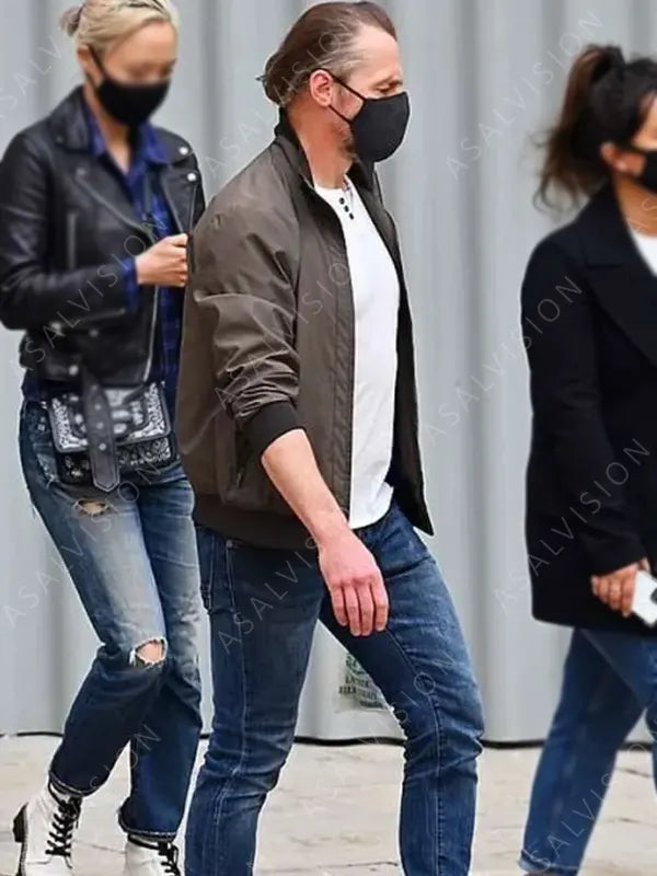 Simon Pegg Movie Mission Impossible 7 Cargo Benji Dunn  Bomber Jacket