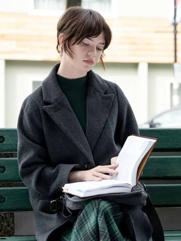 Sister Barnes Heretic 2024 Sophie Thatcher Black Wool Coat