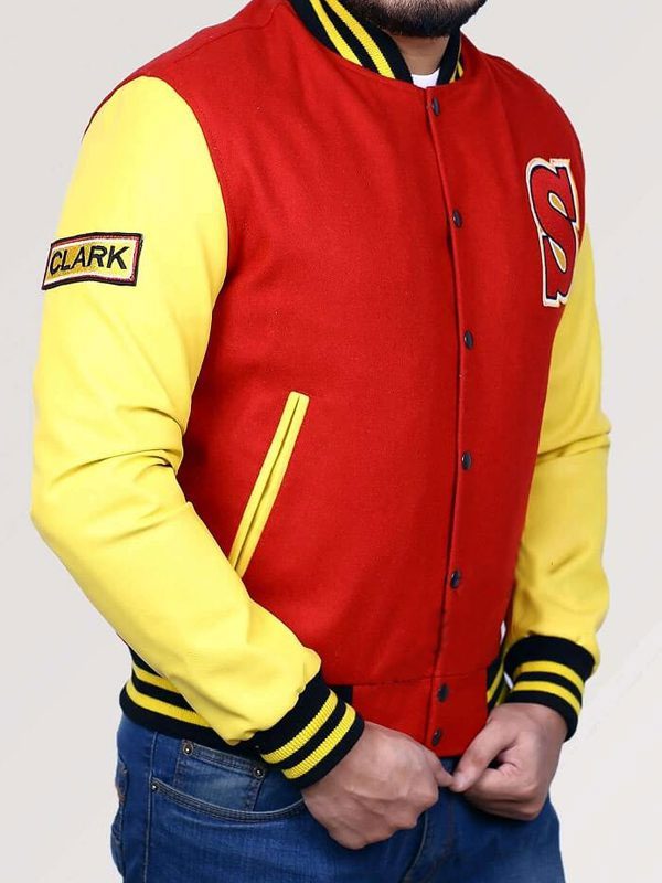 Smallville Crows Superman Varsity Jacket For Men
