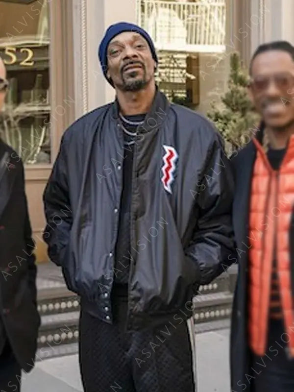 Snoop Dogg Law & Order Special Victims Unit Banks Black Bomber Jacket