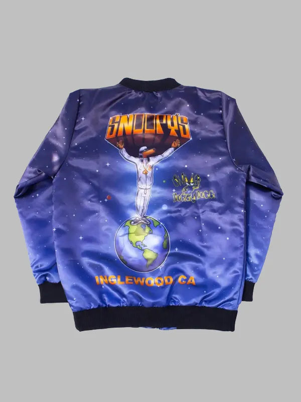 Snoopy's Printed Snoop Dogg Bomber Jacket