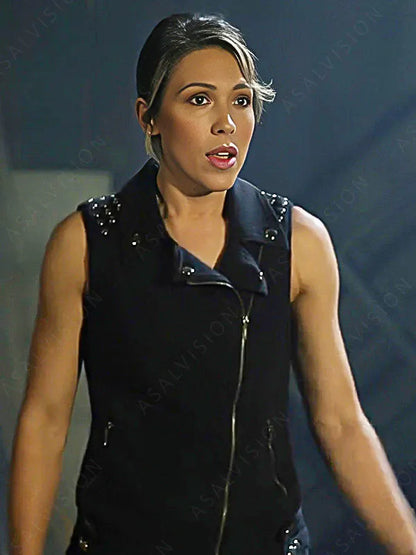 Snow White And The Seven Samurai 2024 Luna Black Suede Vest