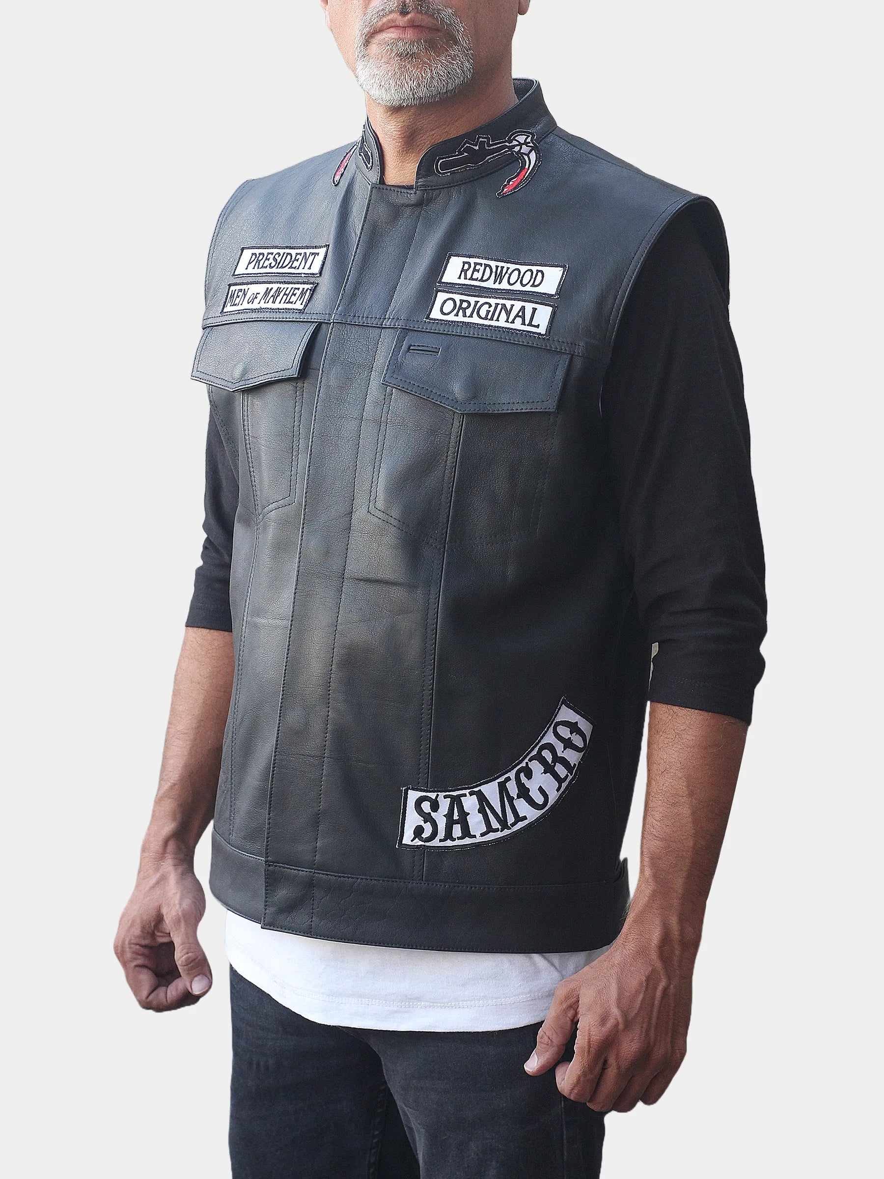 Sons of Anarchy Motorcycle Leather Vest