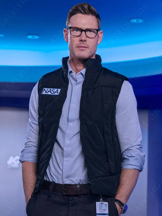Space Cadet 2024 Tom Hopper Black NASA Vest