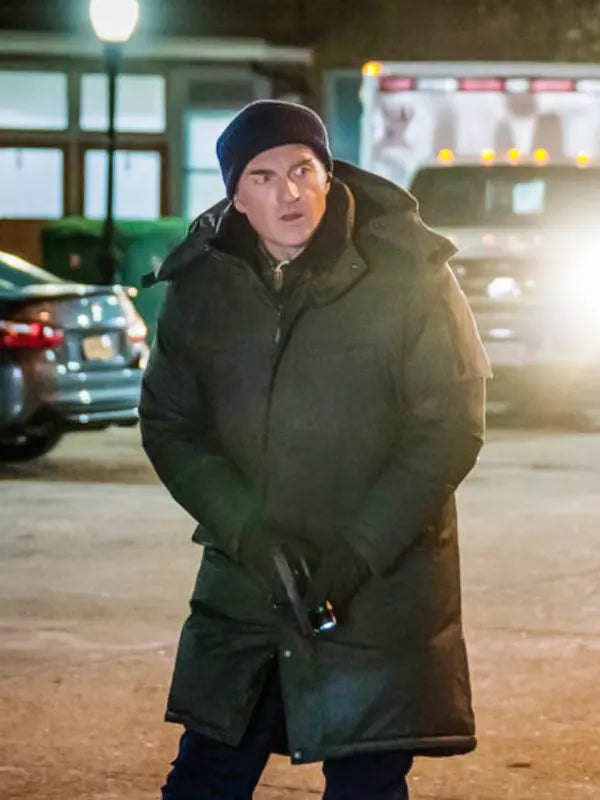 Special Agent Black Puffer Coat
