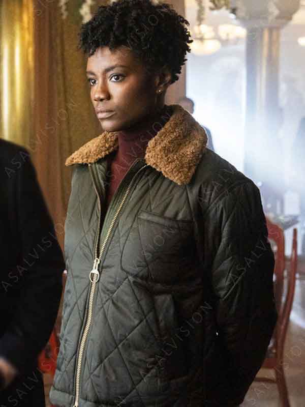 Special Agent Tiffany Wallace TV Series FBI S06 Katherine Renee Kane Quilted Jacket