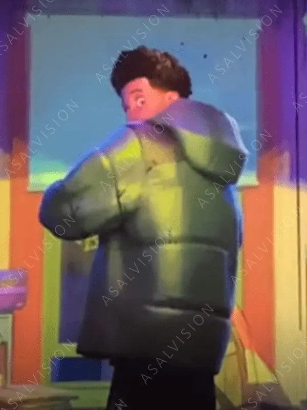 Spider-Man Across The Spider-Verse 2023 Shameik Moore Puffer Jacket