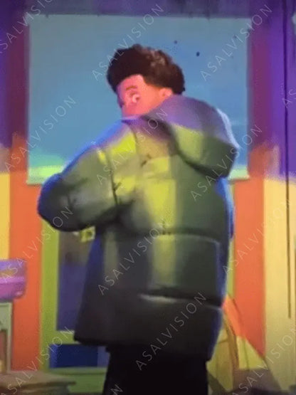 Spider-Man Across The Spider-Verse 2023 Shameik Moore Puffer Jacket