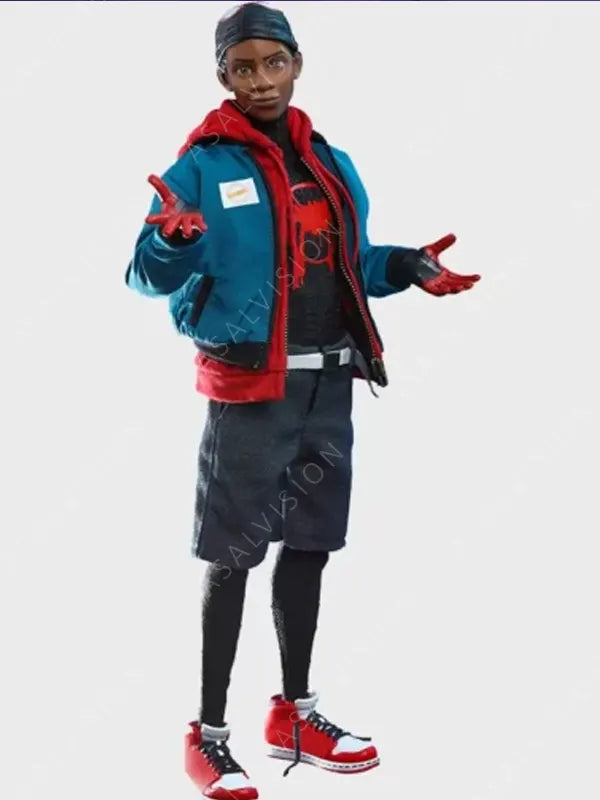 Spider-Man Across the Spider-Verse Shameik Moore Green Jacket