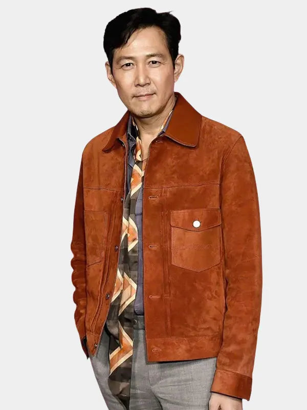Squid Game S02 Seong Gi-hun Brown Suede Jacket