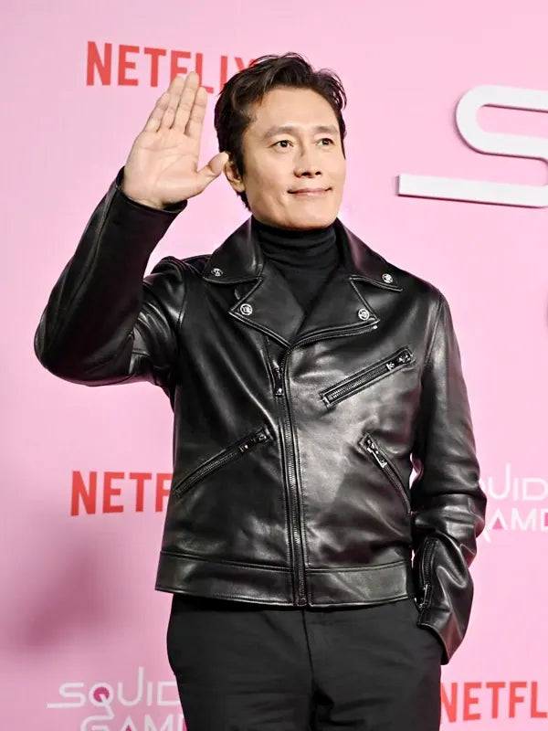 Squid Game Season 2 Lee Byung-hun Leather Jacket
