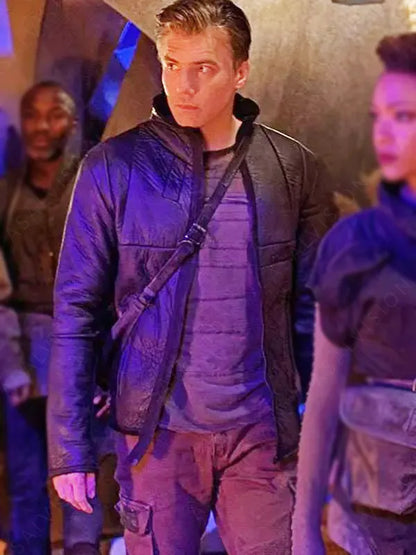 Star Trek Discovery Anson Mount Leather Jacket