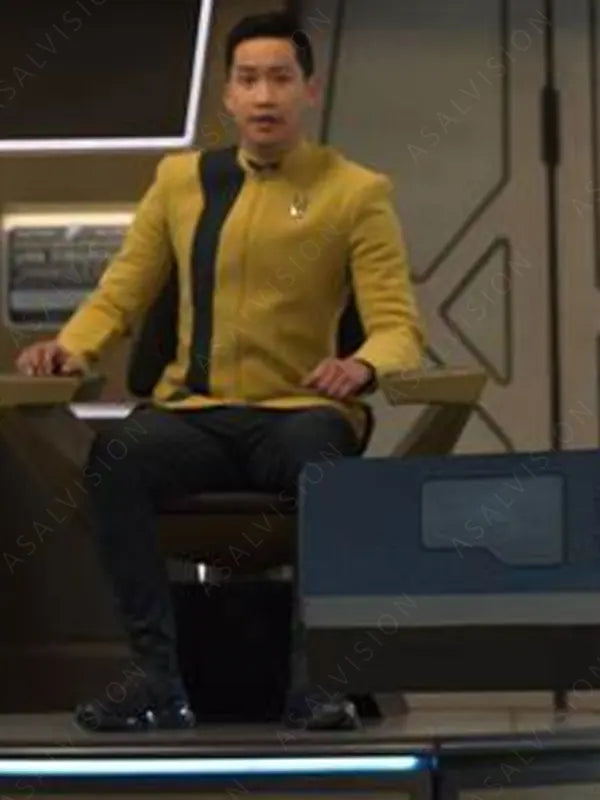 Star Trek Discovery S05 Jett Reno Joann Owosekun Yellow Uniform Jacket