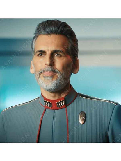 Star Trek Discovery Season 5 Oded Fehr Grey Wool Jacket