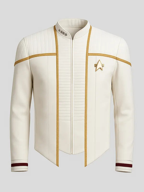 Star Trek Insurrection Picard White Uniform Jacket