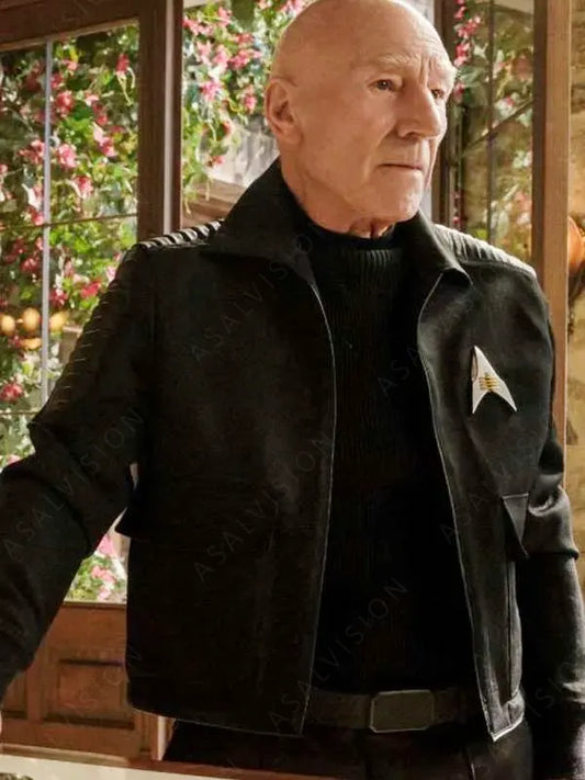 Star Trek Picard Jean luc Picard Black Jacket