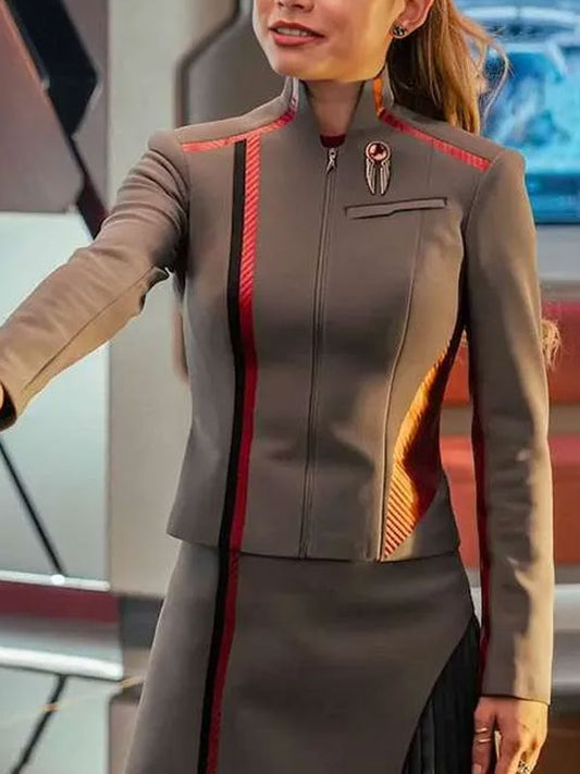 Star Trek Starfleet Academy Genesis Lythe Grey Jacket