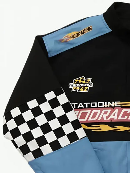 Stars Wars Podracing Blue & Black Racing Jacket