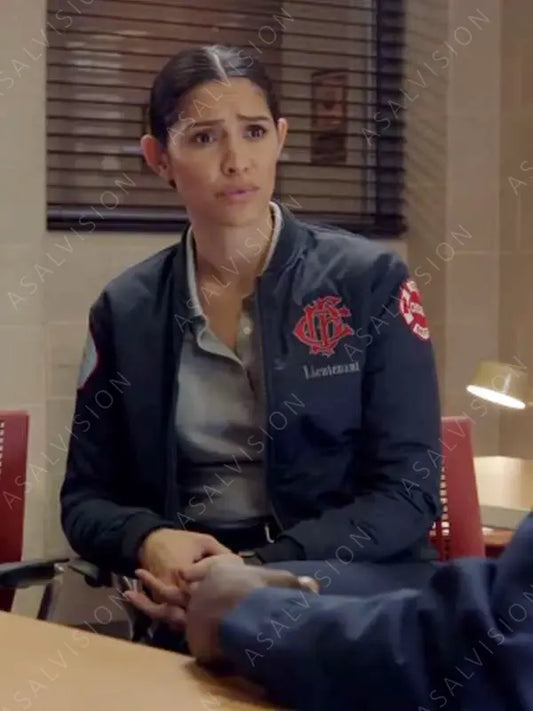 Stella Kidd TV Series Chicago Fire Season 12 Miranda Rae Mayo Bomber Jacket